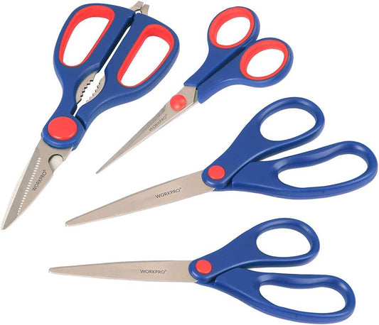 WorkPro Scissor Pack(4) W000400