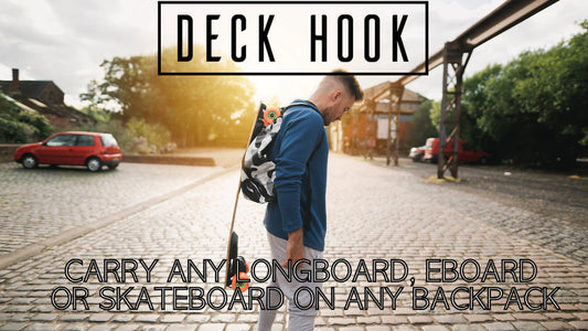 Deck Hook Skateboard and Longboard Carrier