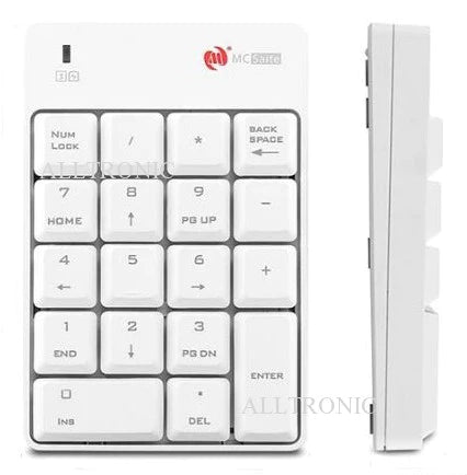 MC Saite Wireless Numeric Keyboard SK-51AG White