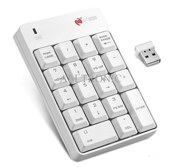 MC Saite Wireless Numeric Keyboard SK-51AG White