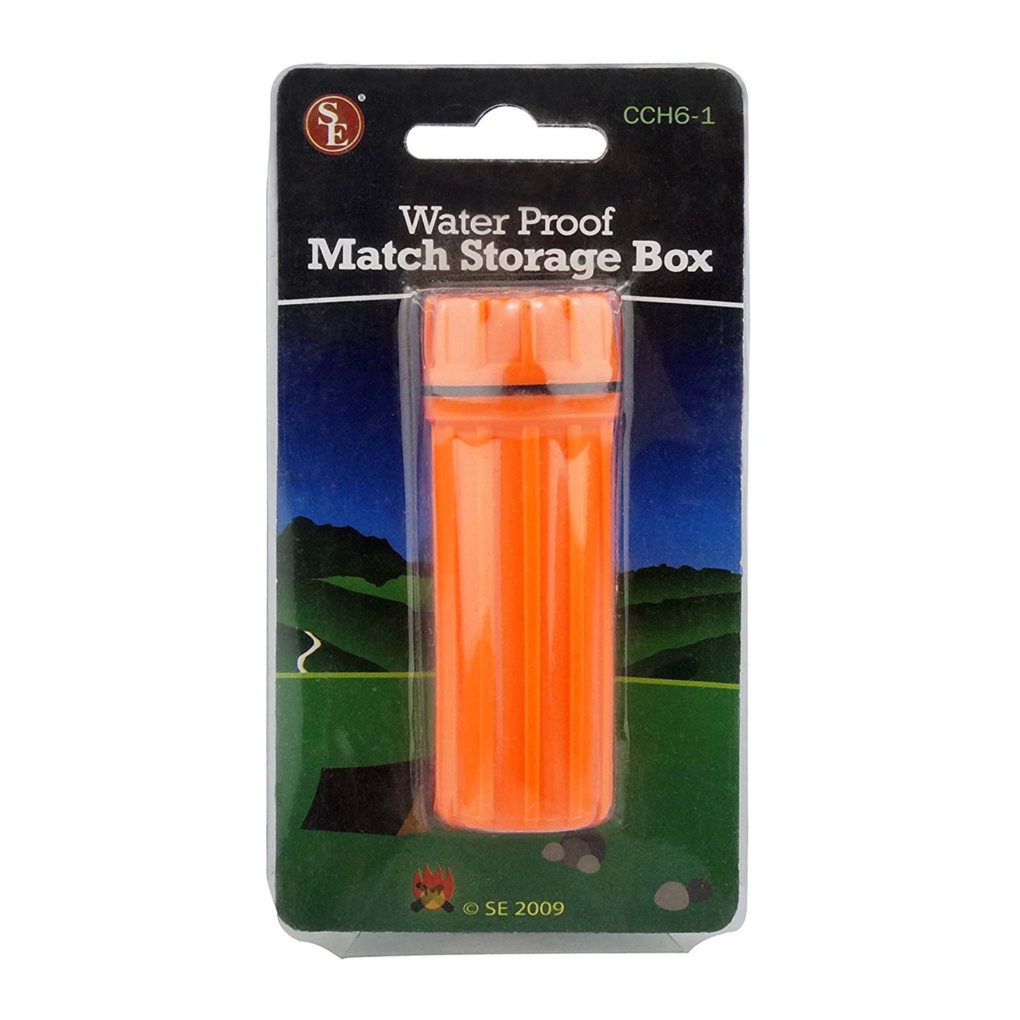 Waterproof Match Storage Box (Pack of 4) / Orange